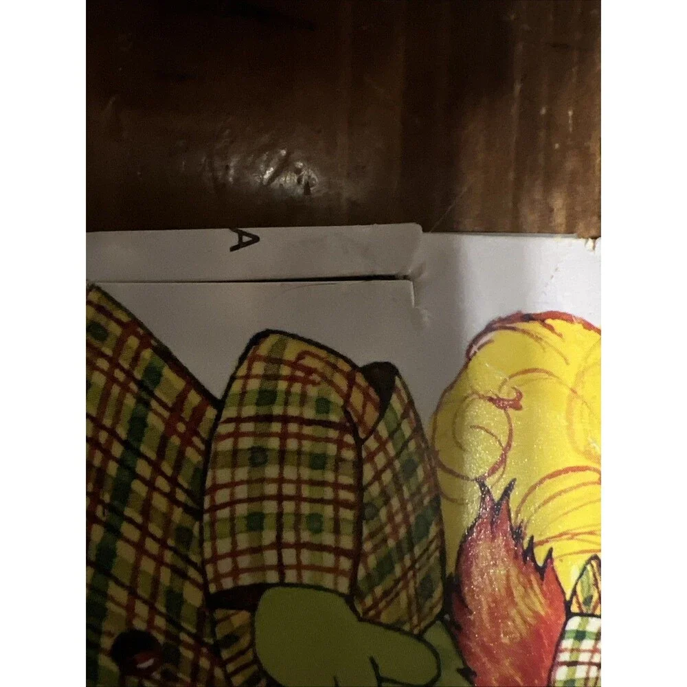 Vintage Sesame Street Friends Cardboard Decor Good Condition
